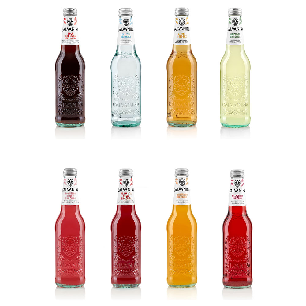 【検品済み・ラベル有】ガルバニーナ オーガニック ソーダ / 355ml 12本 / GALVANINA CENTURY BIO