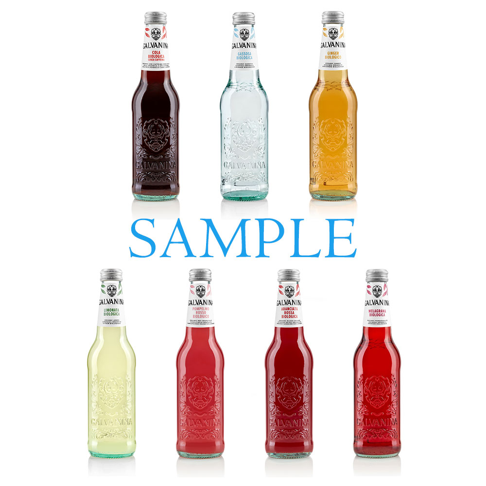 【サンプル】ガルバニーナ オーガニック ソーダ / 7種 アソート / 355ml 12本  / GALVANINA CENTURY BIO