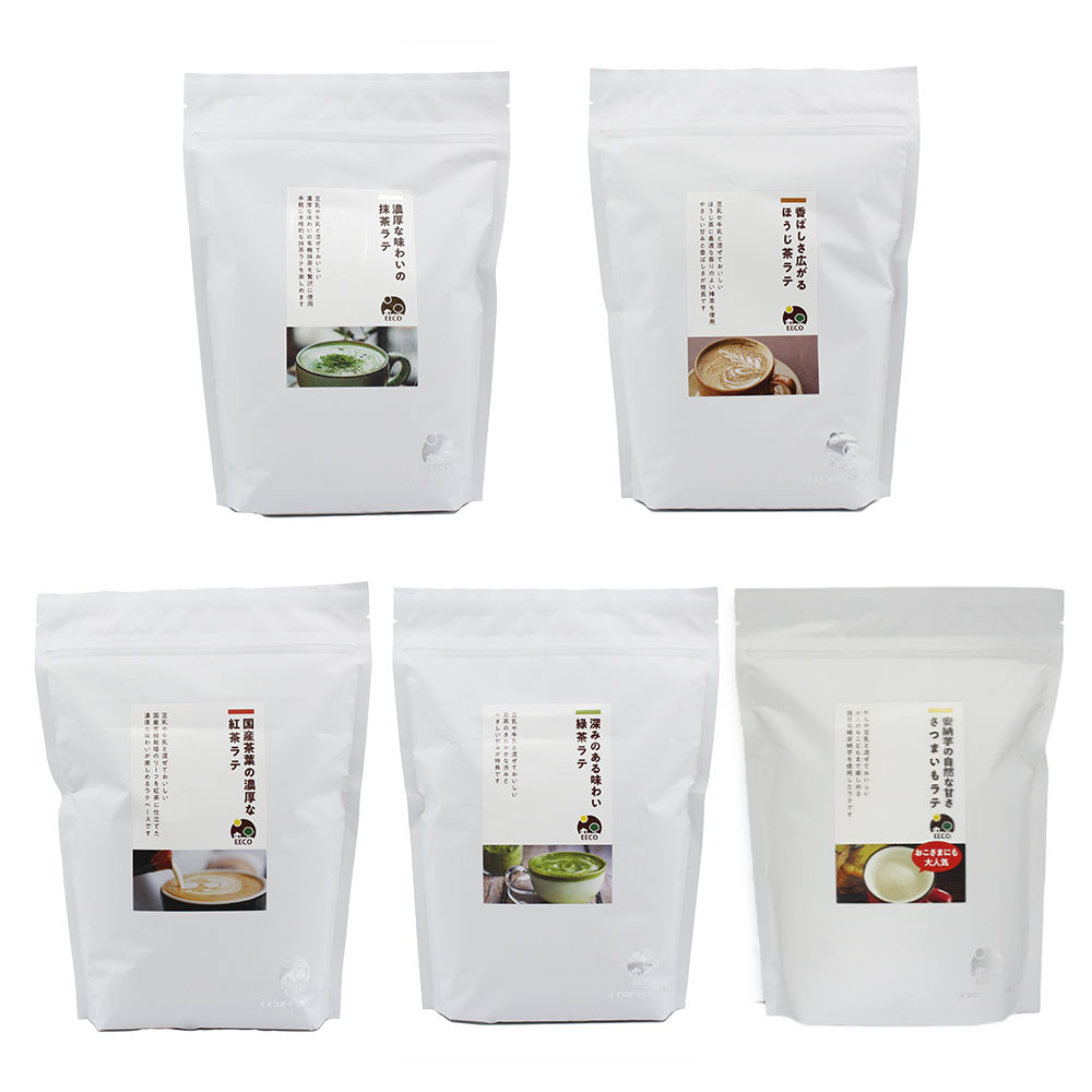 業務用ティーラテパウダー | さつまいも・抹茶・ほうじ茶・和紅茶・緑茶 | 800g 1個