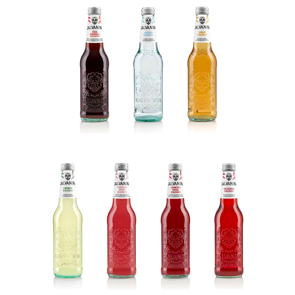 【検品済み・ラベル有】ガルバニーナ オーガニック ソーダ / 355ml 12本 / GALVANINA CENTURY BIO