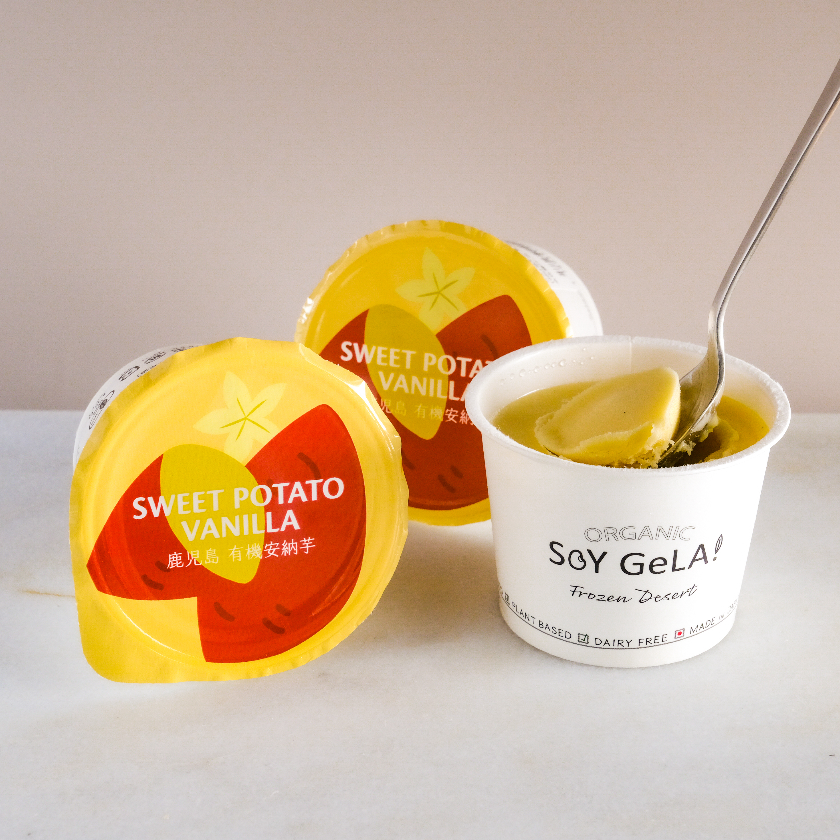 SOY GeLA! オーガニック 豆乳 ジェラート / 100mlカップ 24個入