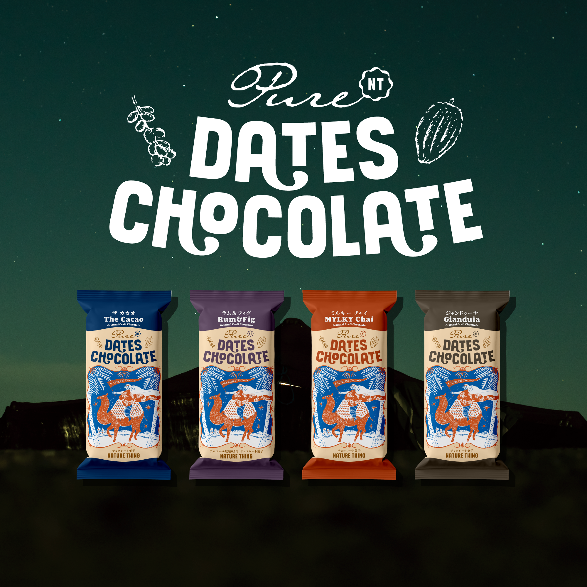 Pure Dates Chocolate / 35g 12個 /  NATURE THING