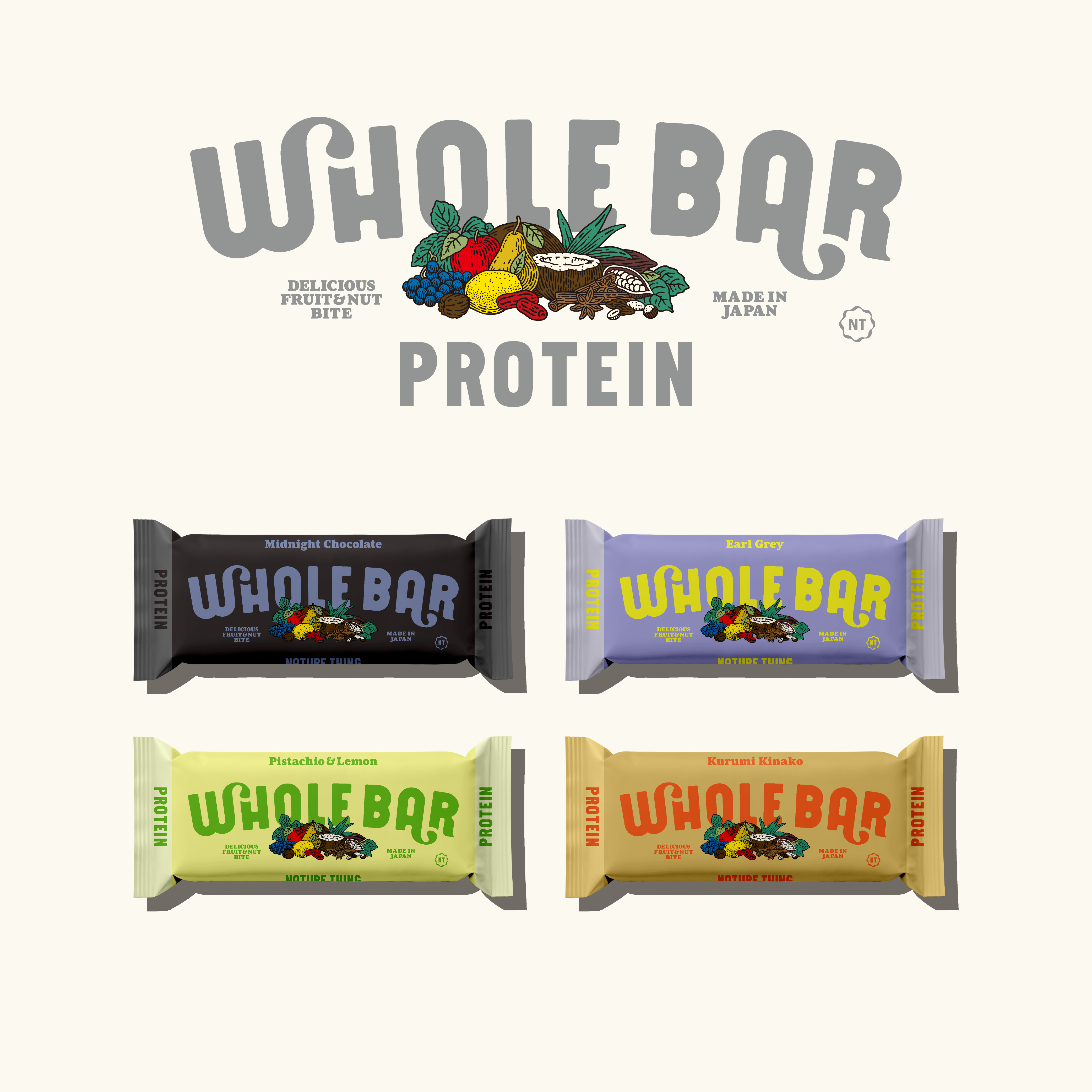 WHOLE BAR Protein / 40g 12個 /  NATURE THING