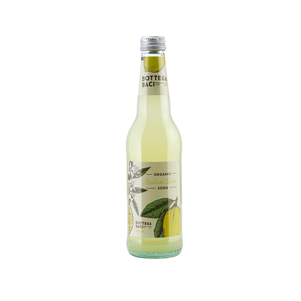 【未検品・ラベル有】ボッテガバーチ オーガニック ソーダ / 355ml 12本 / Bottega Baci