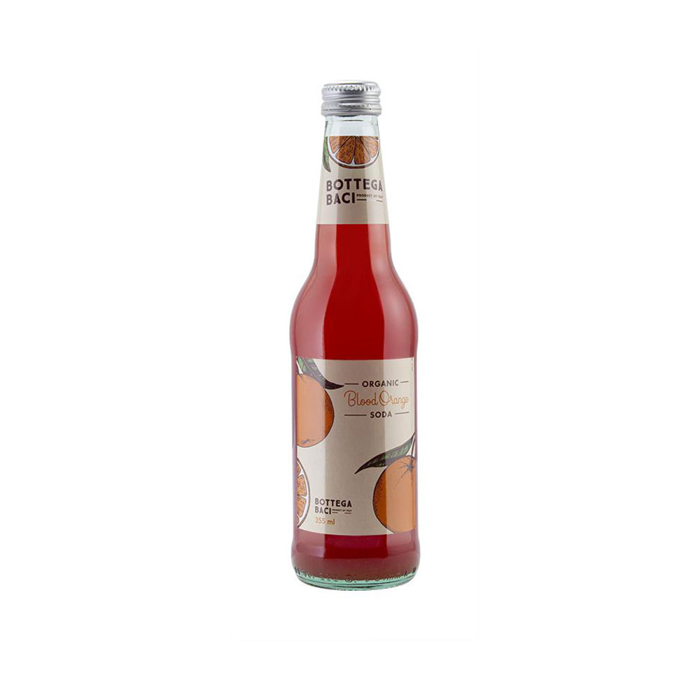 【未検品・ラベル有】ボッテガバーチ オーガニック ソーダ / 355ml 12本 / Bottega Baci