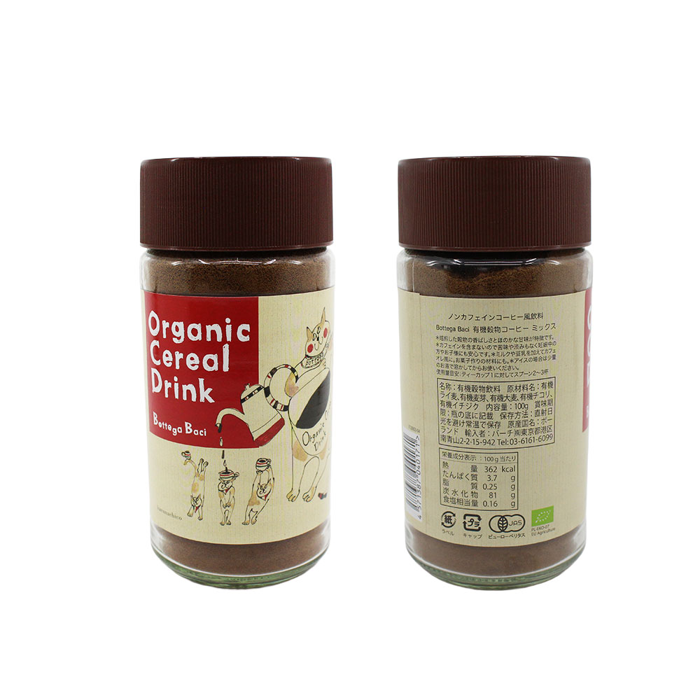 オーガニック 穀物 コーヒー / 100g 12本  / Bottega Baci