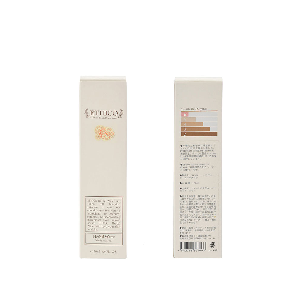 【敏感肌・乾燥肌向け】ミストウォーター / ダマスクバラ / 120mL 1個 / ETHICO