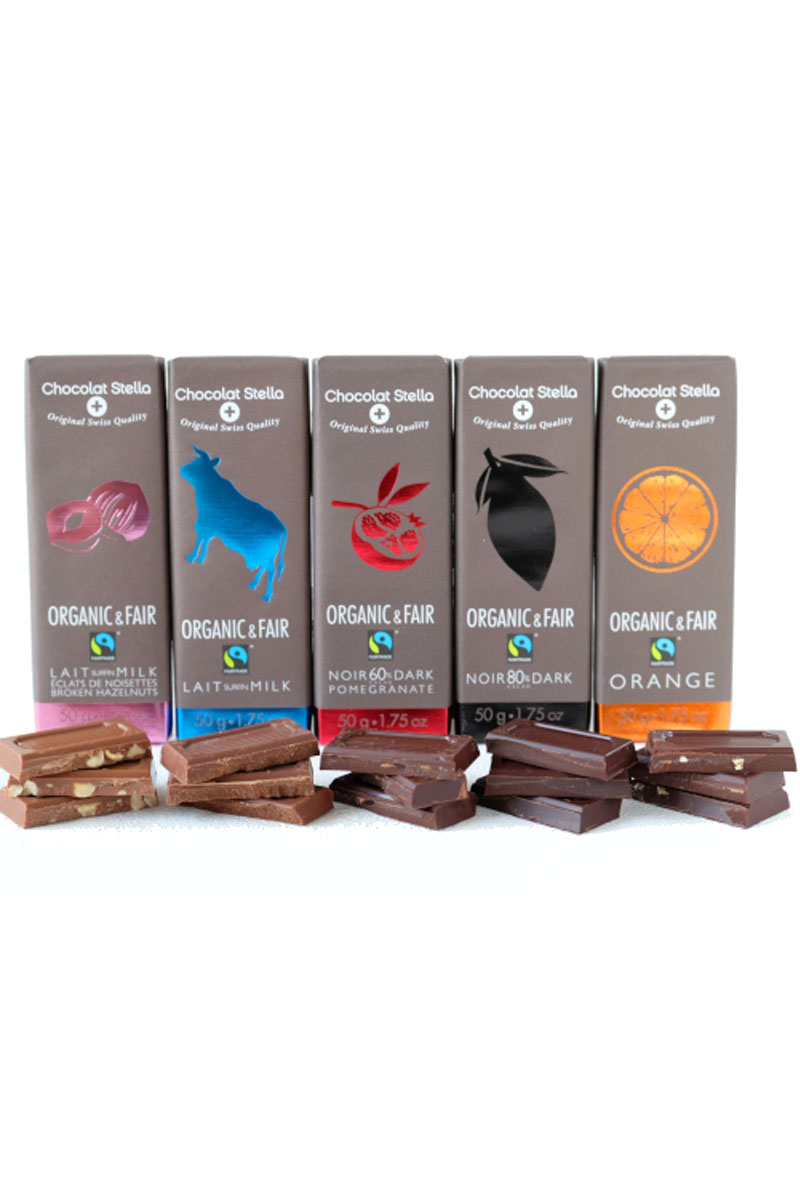 【2022-2023冬季限定】ショコラステラ オーガニック チョコレート / 50g 18枚 / Chocolat Stella
