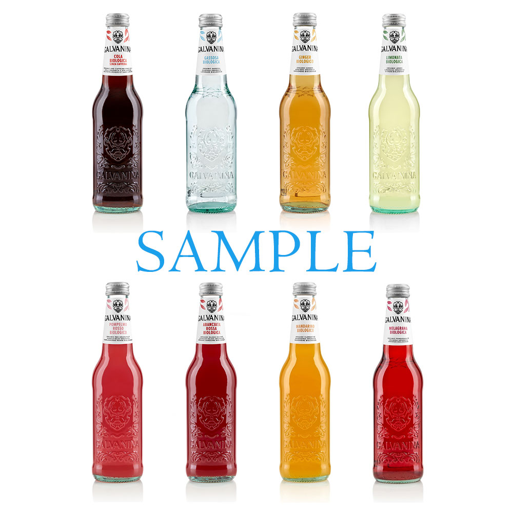 【サンプル】ガルバニーナ オーガニック ソーダ / 8種 アソート / 355ml 12本 / GALVANINA CENTURY BIO