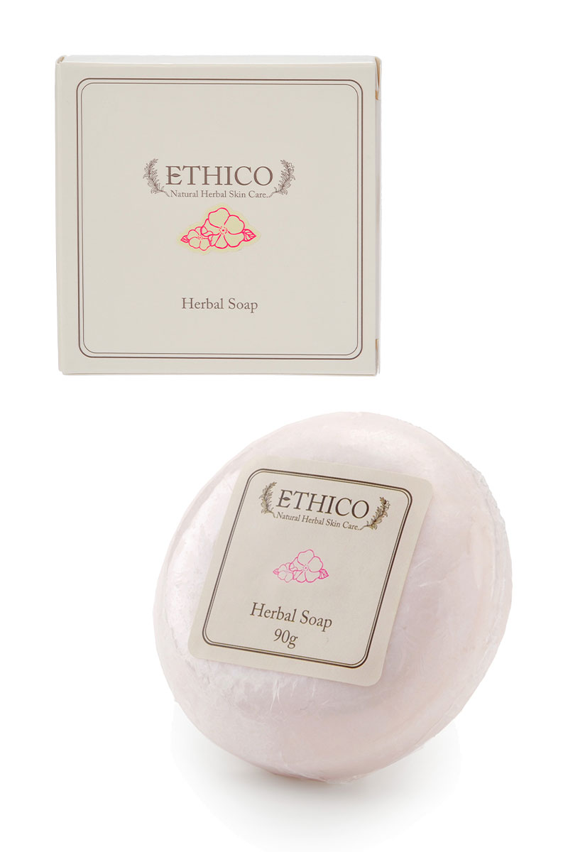 【乾燥肌向け】洗顔石鹸 / ハマナス / 90g 1個 / ETHICO